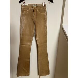 L’AGENCE Margot Metallic high rise jeans